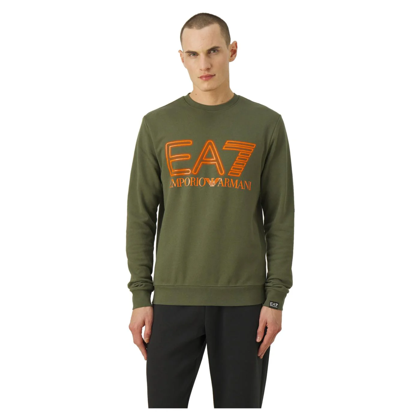 EMPORIO ARMANI 7 EA7 TRAIN LOGO T-TOP CREW - Image 2