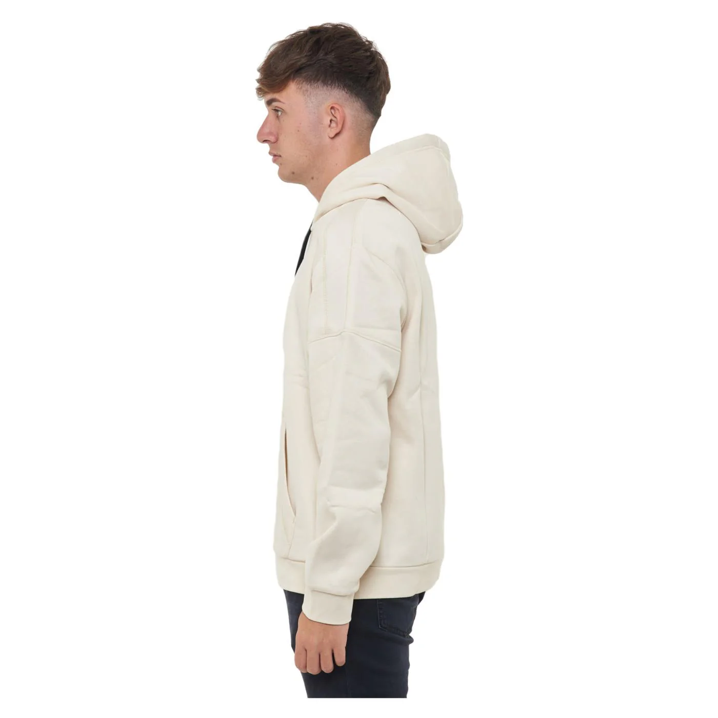 EMPORIO ARMANI 7 EA7 TRAIN LOGO TAPE HOODIE - Image 3