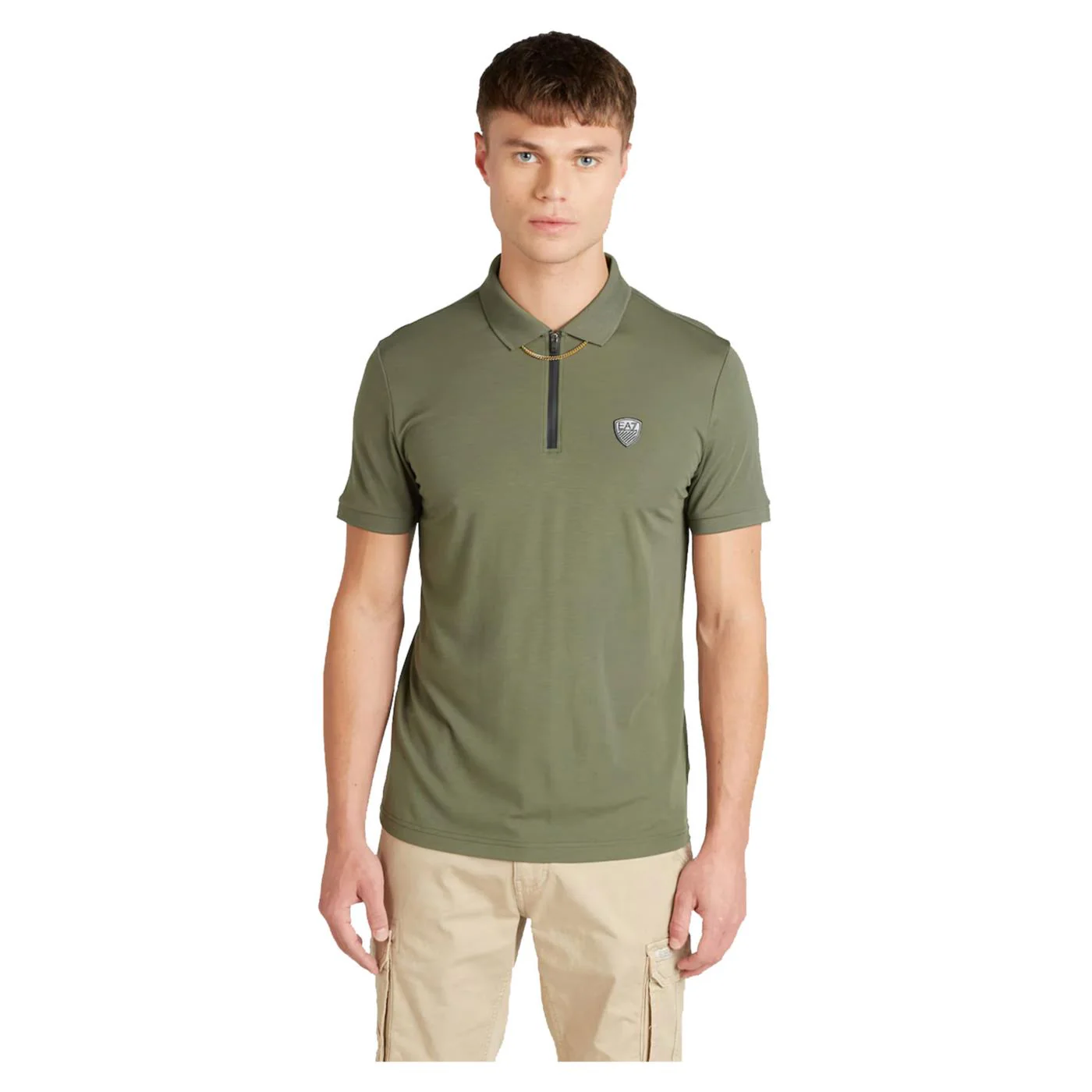 EMPORIO ARMANI 7 EA7 TRAIN PREMIUM SHIELD POLO - Image 2