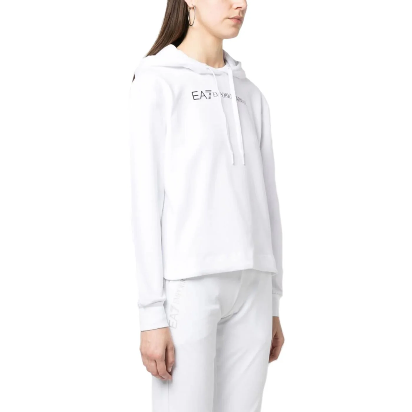 EMPORIO ARMANI 7 EA7 TRAIN SHINY W LOOSE HOOD - Image 2