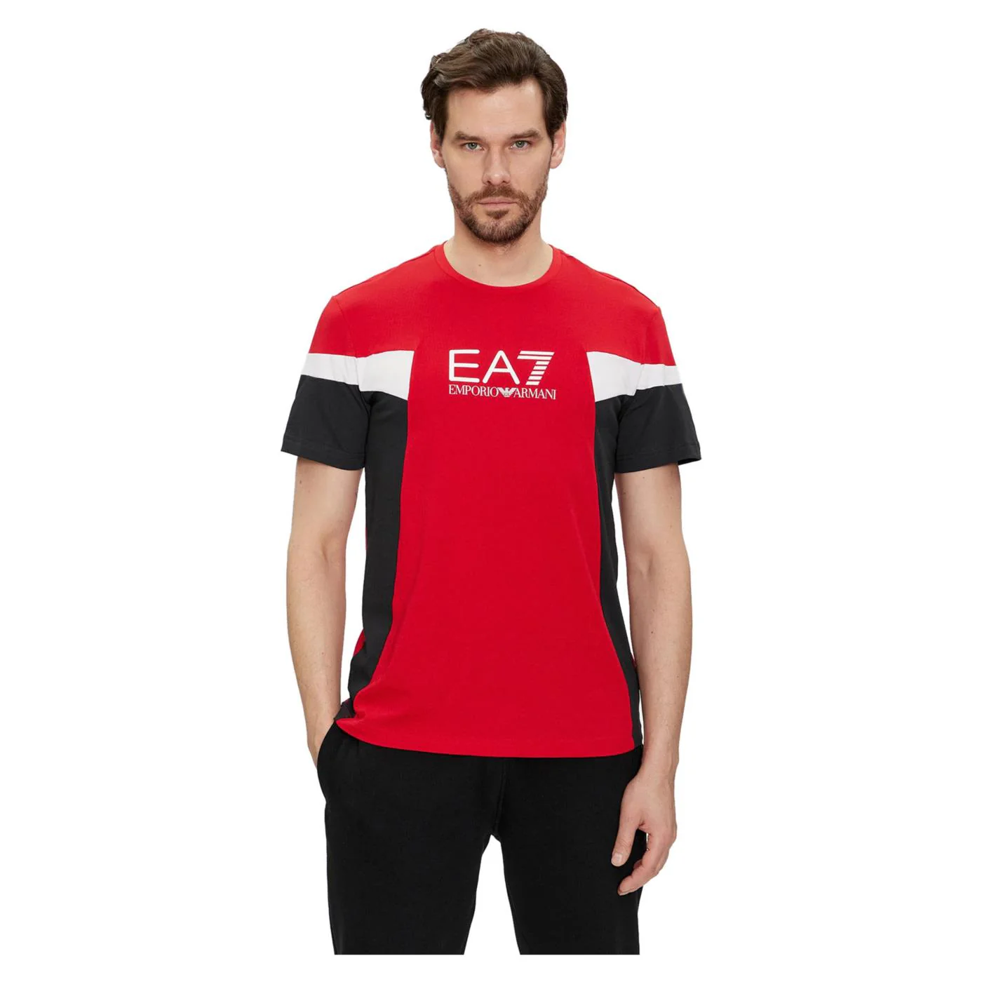 EMPORIO ARMANI 7 EA7 TRAIN SUMMER BLOCK TEE SS - Image 2