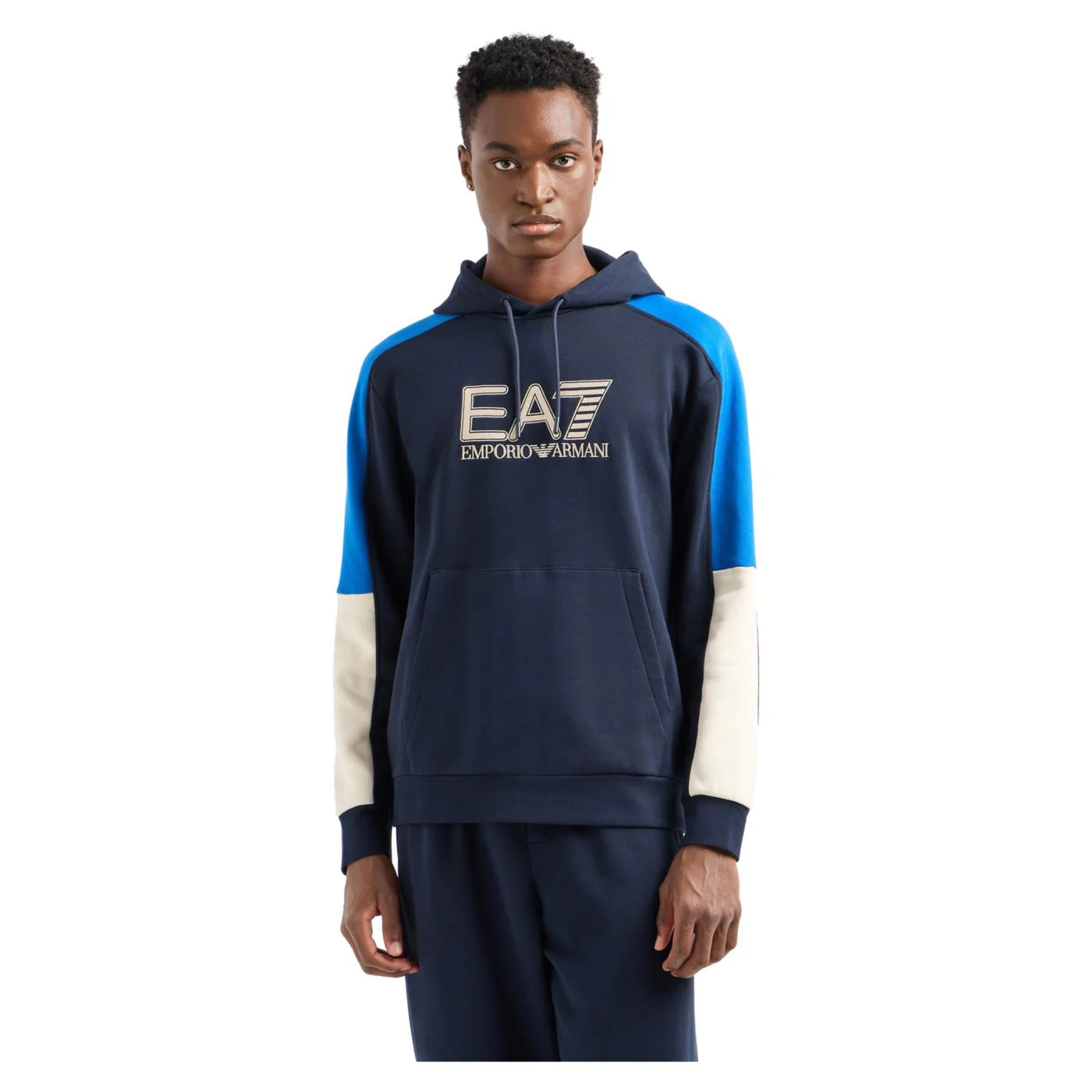 EMPORIO ARMANI 7 EA7 TRAIN VISIBILITY HOODIE - Image 2