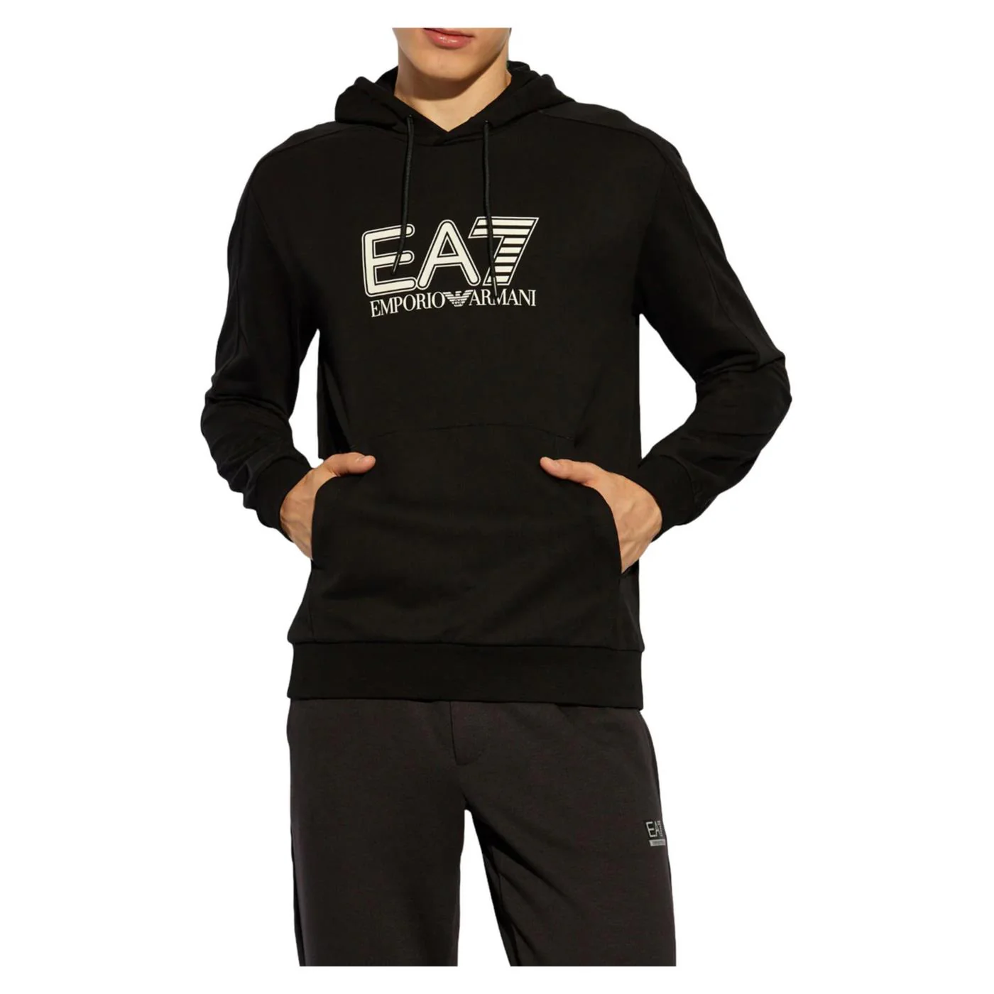 EMPORIO ARMANI 7 EA7 TRAIN VISIBILITY M HOODIE - Image 2