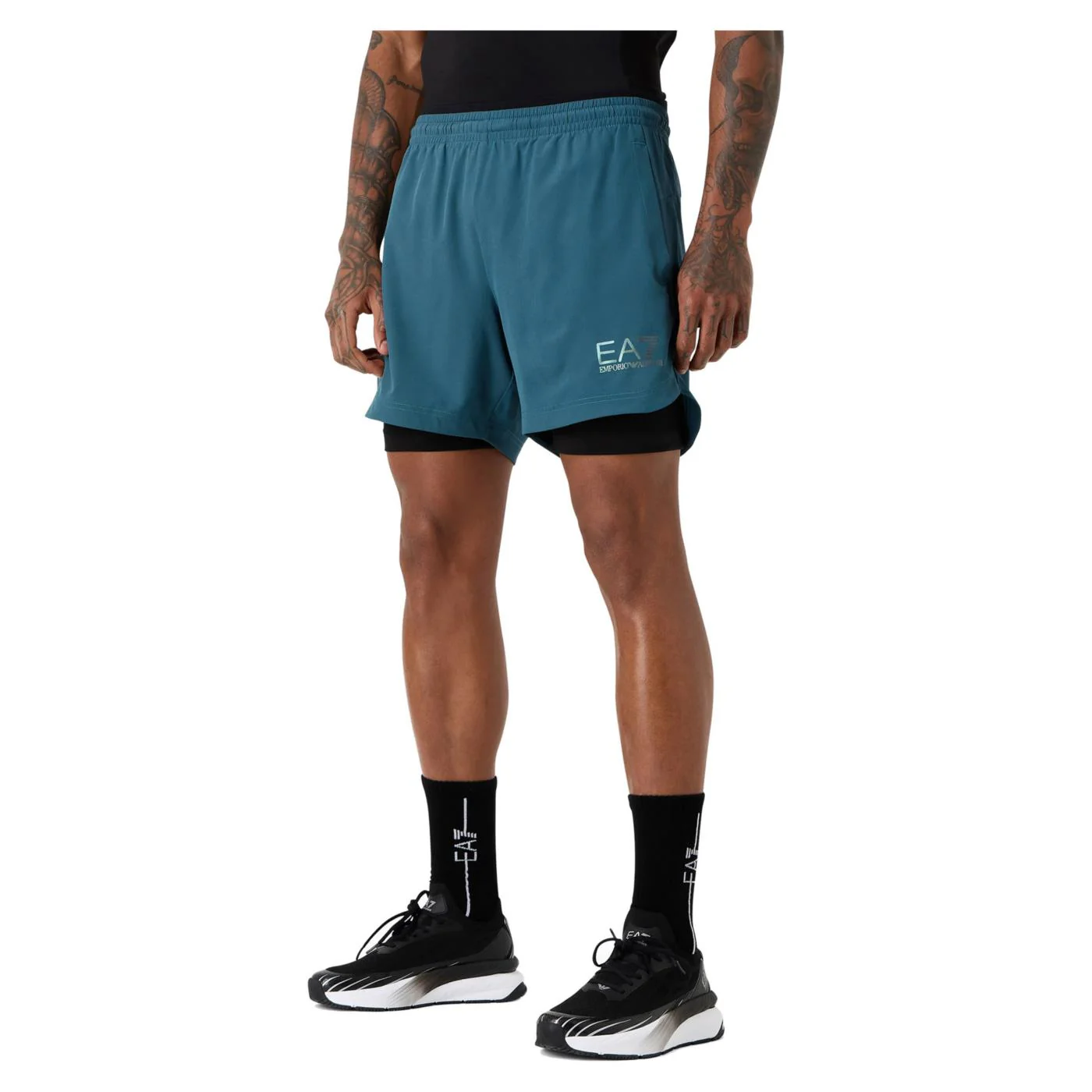 EMPORIO ARMANI 7 EA7 VIGOR7 M SHORTS 2IN1 - Image 3