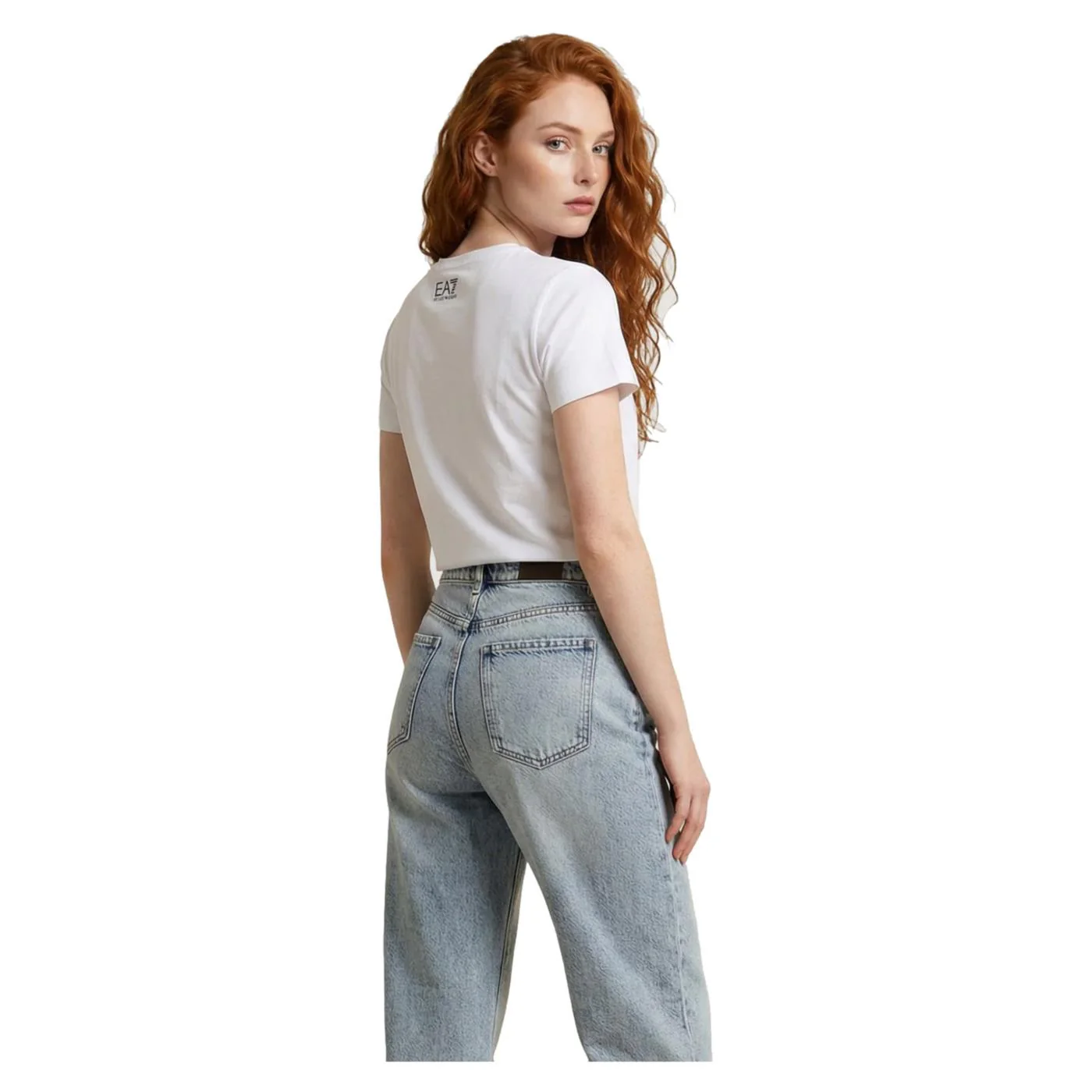 EMPORIO ARMANI 7 EA7 W TEE LETTERS CROSSOVER - Image 2