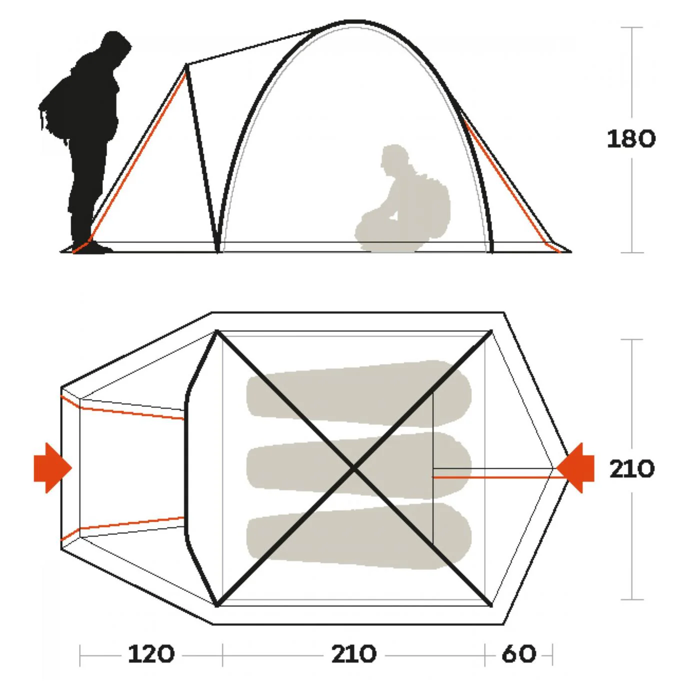 FERRINO TENDA SHABA 3 - Image 3