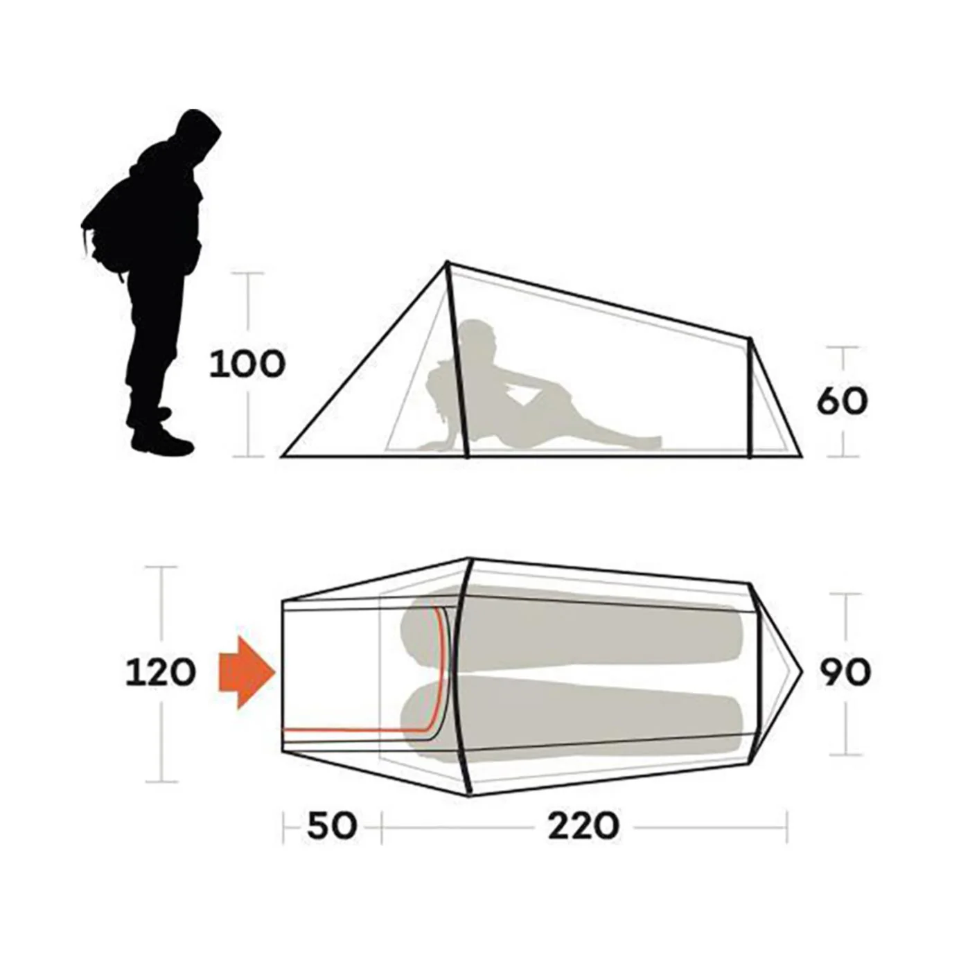 FERRINO TENDA SLING 2 - Image 3
