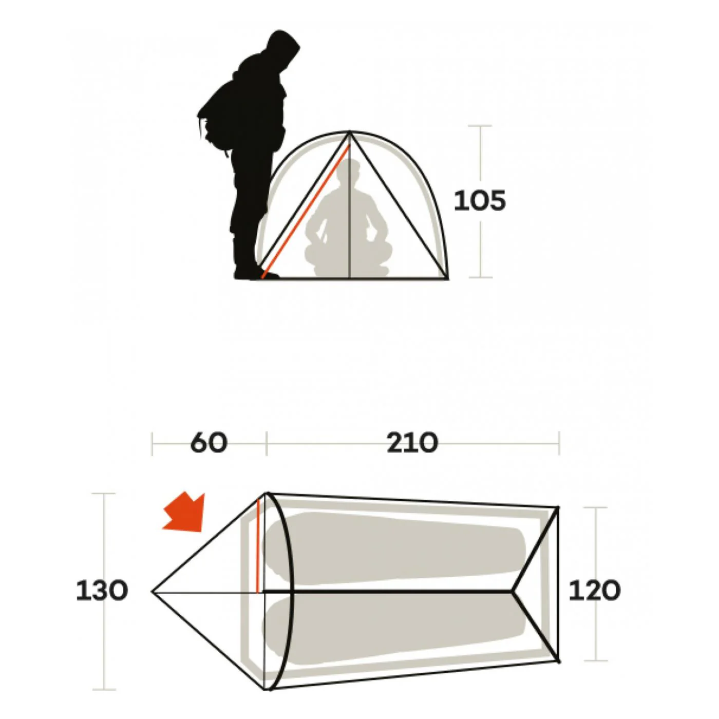 FERRINO TENDA THAR 2 SABBIA - Image 4