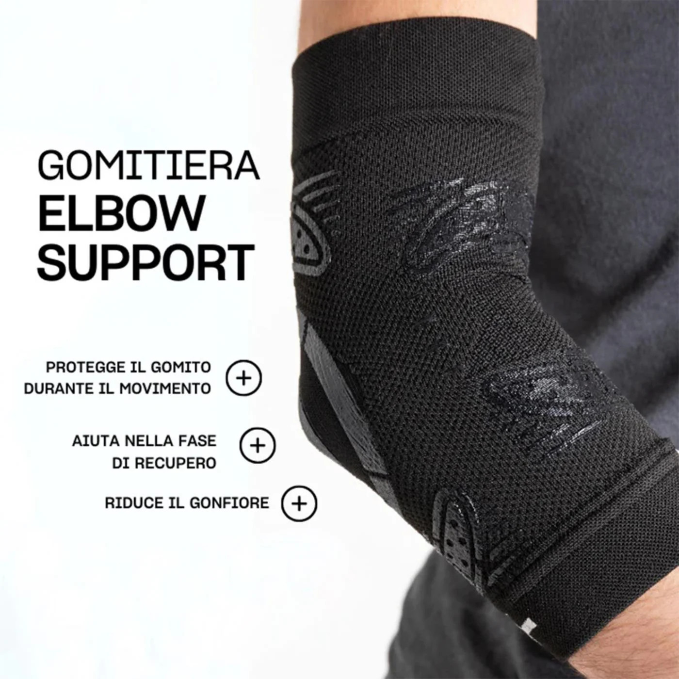 FLOKY ELBOW SUPPORT BLACK - Image 4