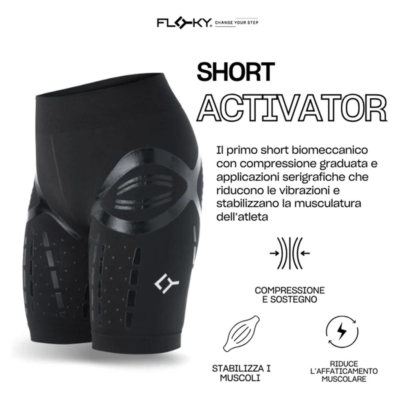 FLOKY SHORT ACTIVATOR BLACK - Image 5