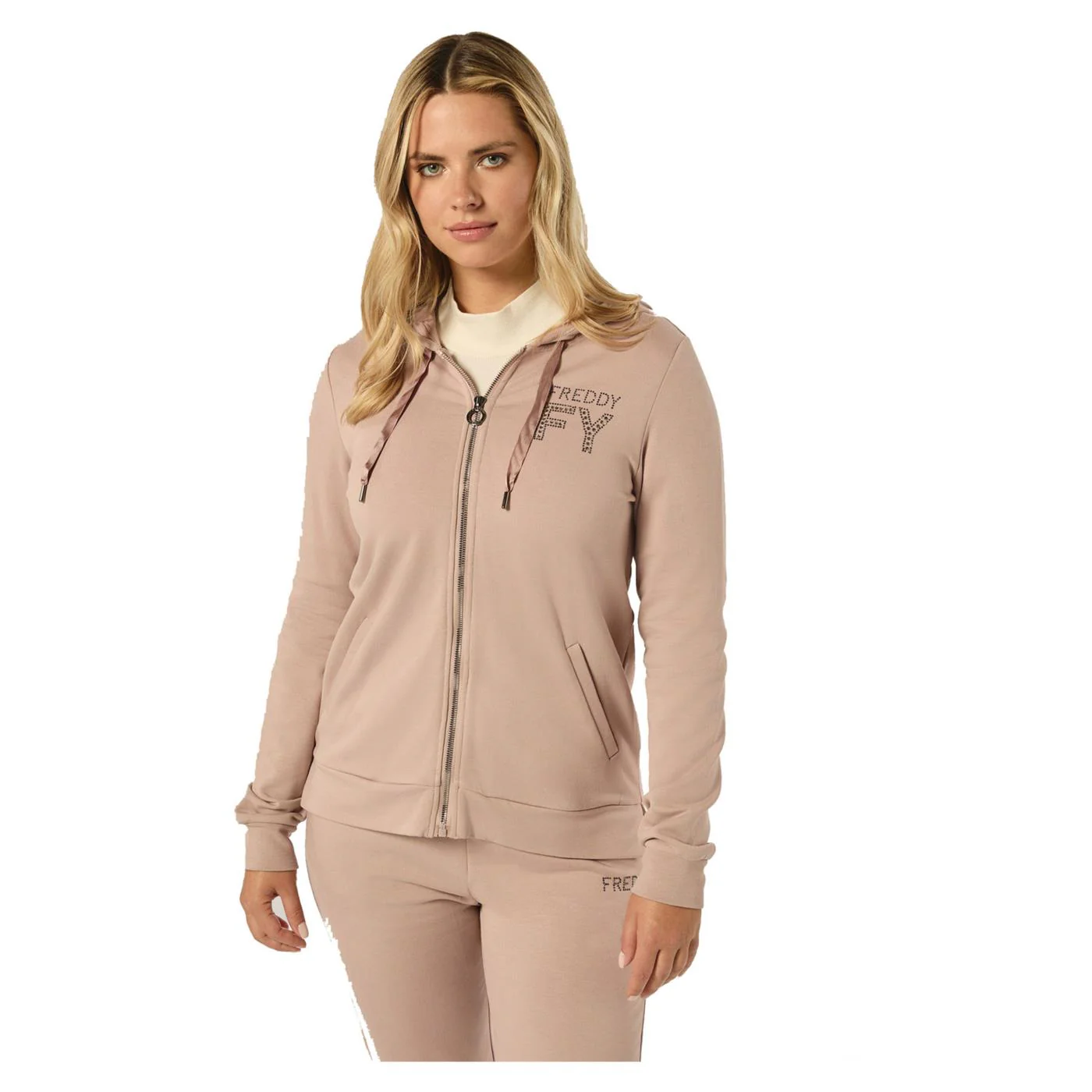 FREDDY COLLEGE LUXE FZ HOODIE - Image 3