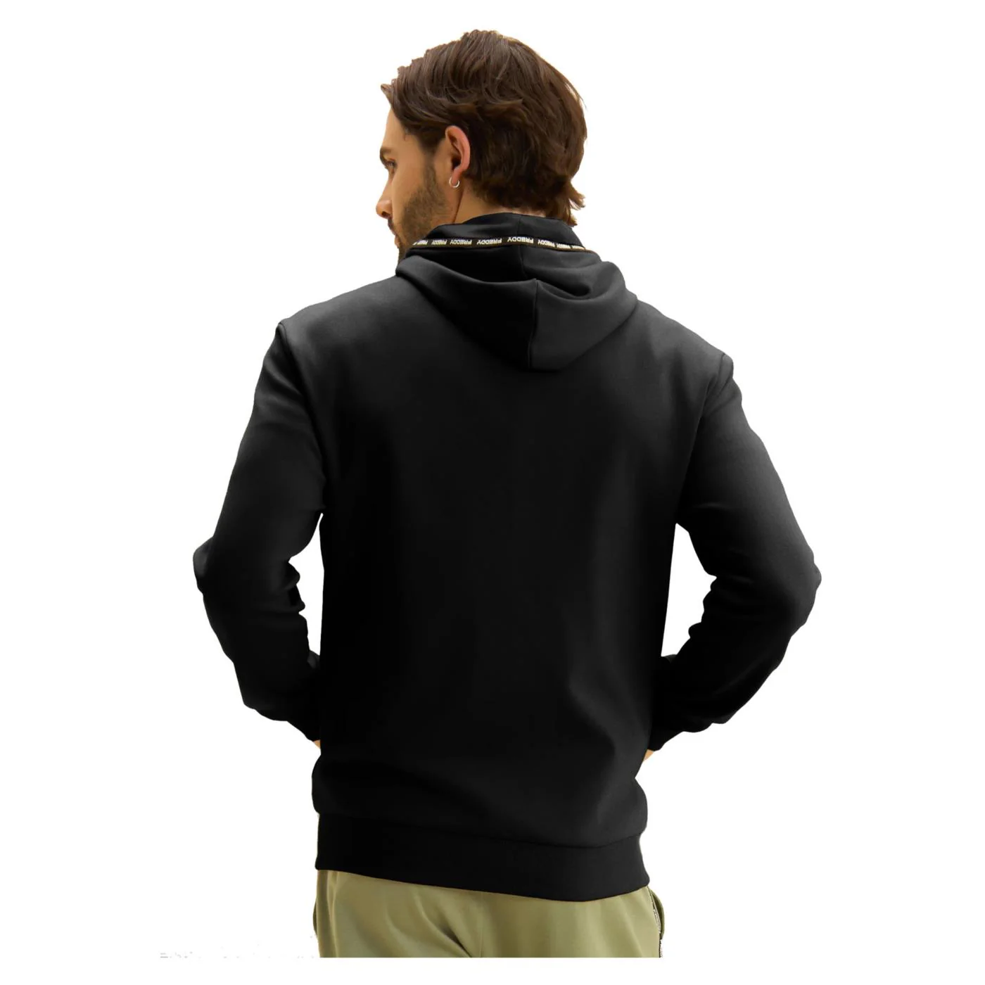 FREDDY FELPA FULL ZIP CAPPUCCIO - Image 2