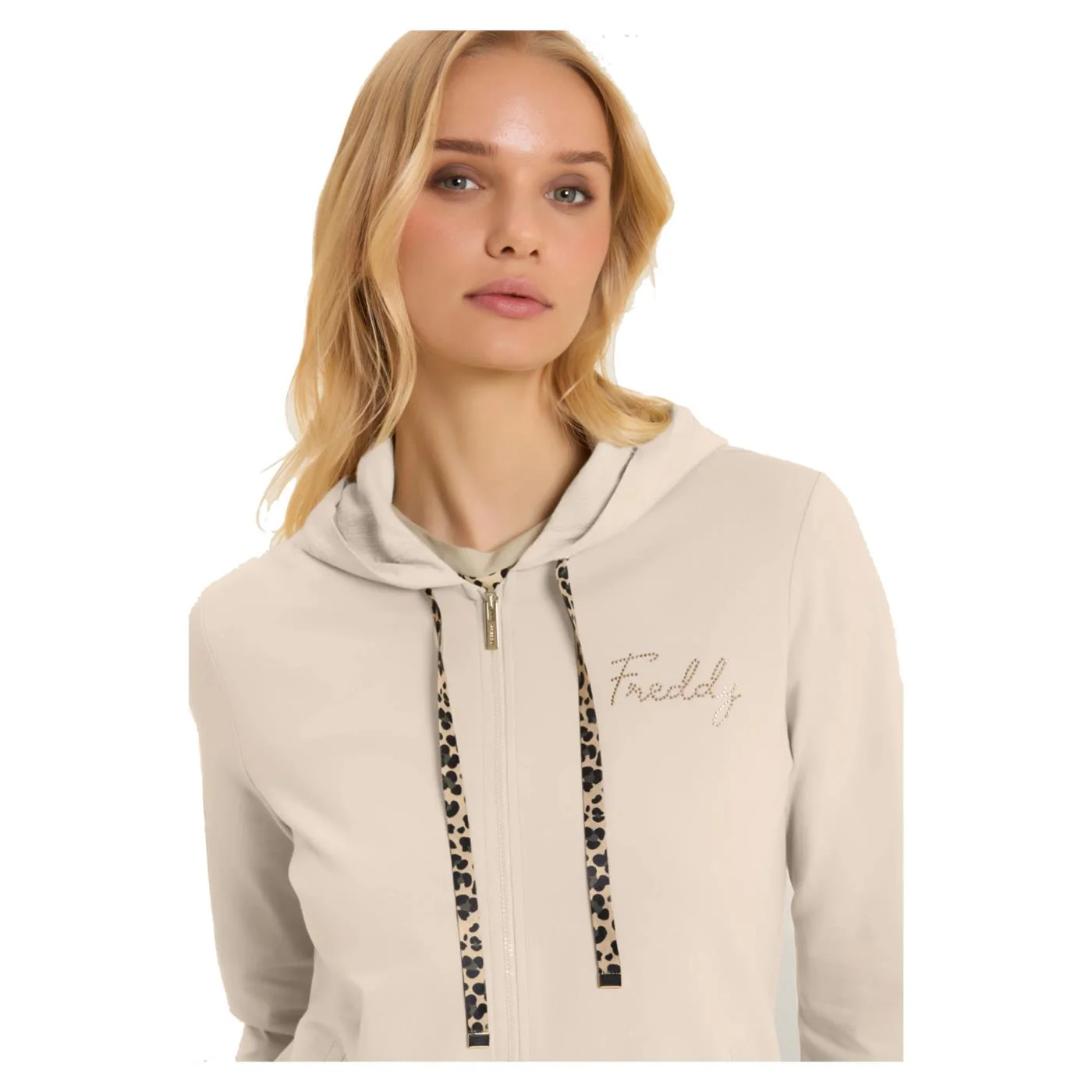 FREDDY FELPA SLOUNGE FZ HOODIE - Image 3