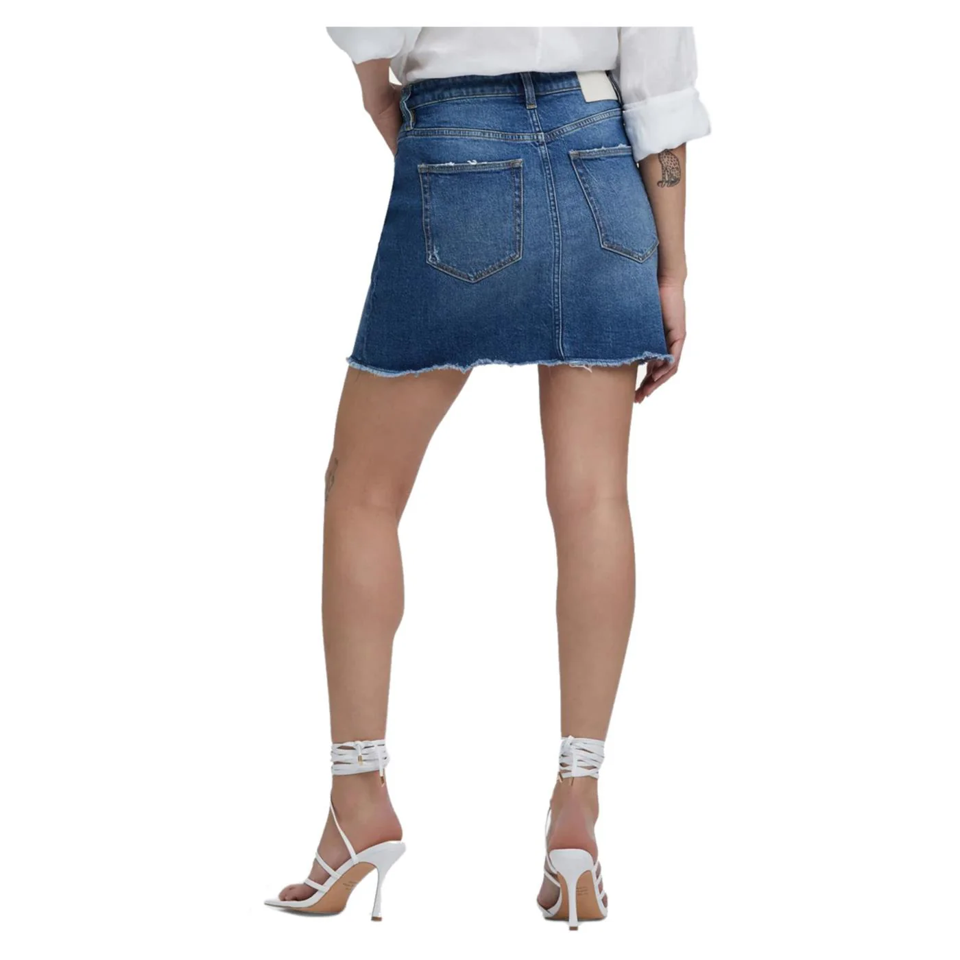 GAS HERITAGE MINI DENIM SKIRT - Image 4