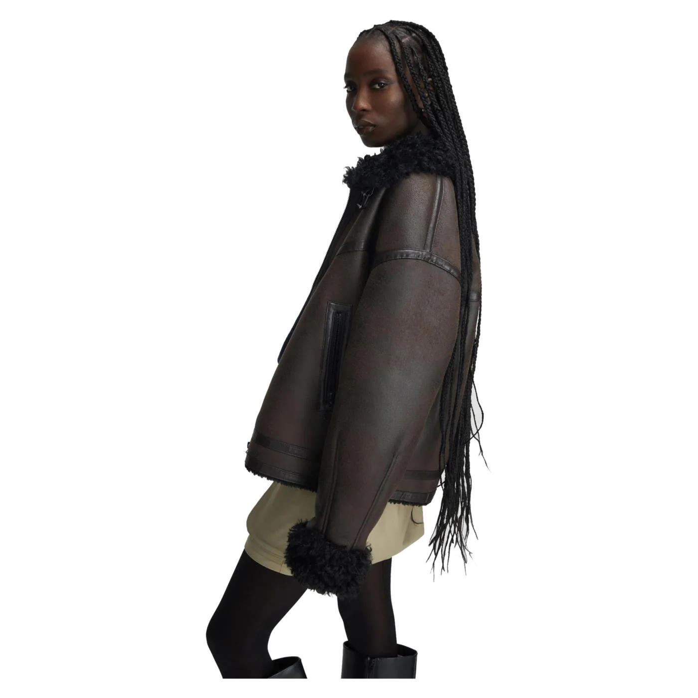 GAS MYLA W FAUX FUR SHEARLING - Image 4