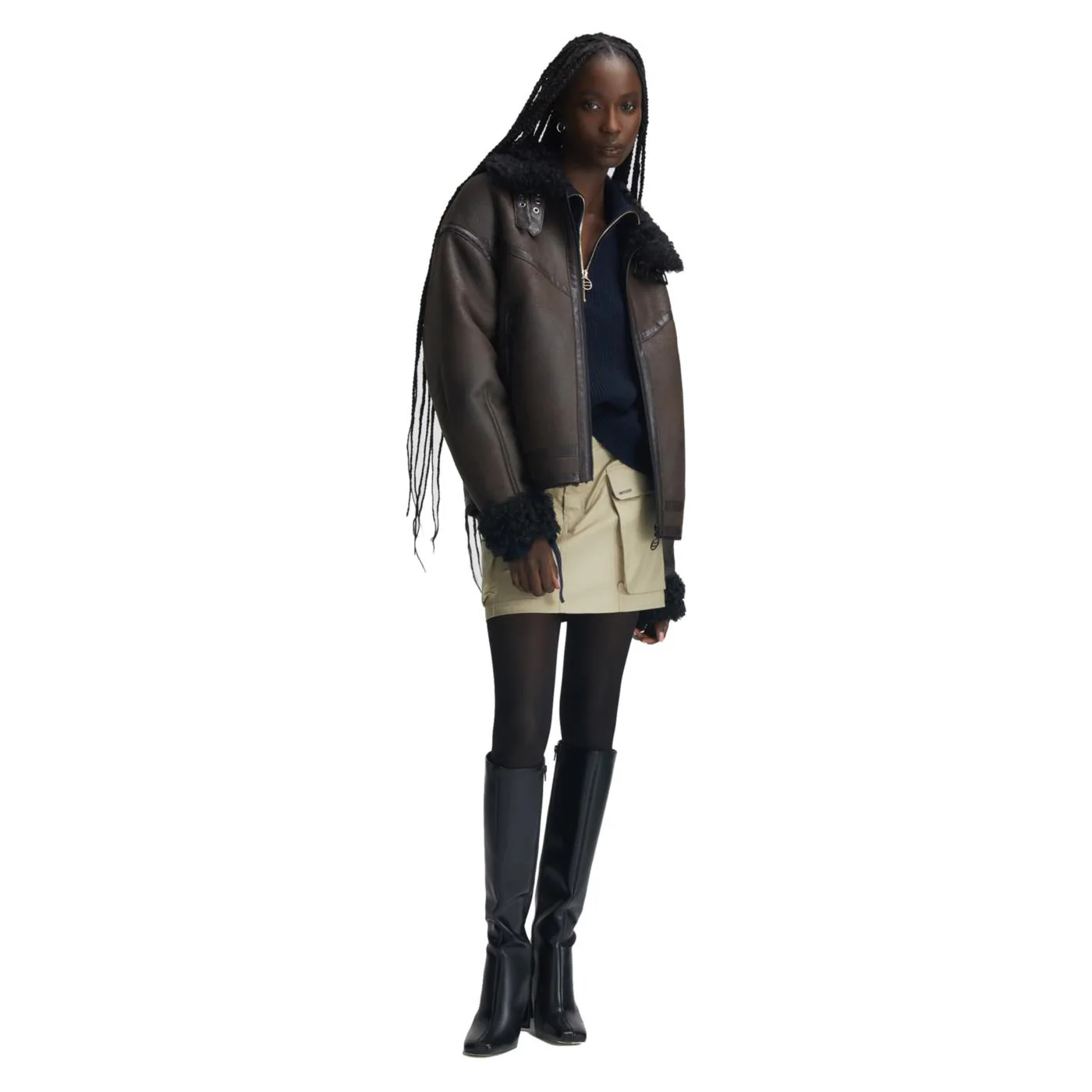 GAS MYLA W FAUX FUR SHEARLING - Image 5