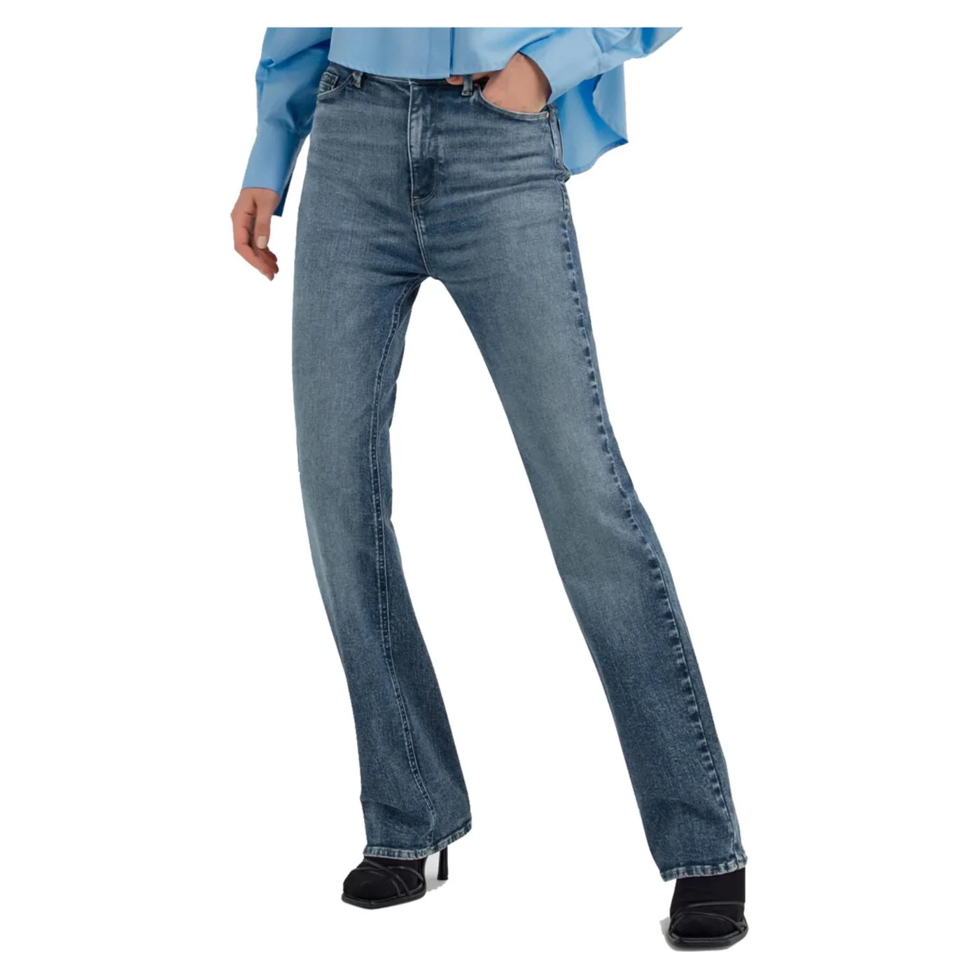 GAS STAR G BOOTCUT L32 MED BL - Image 2