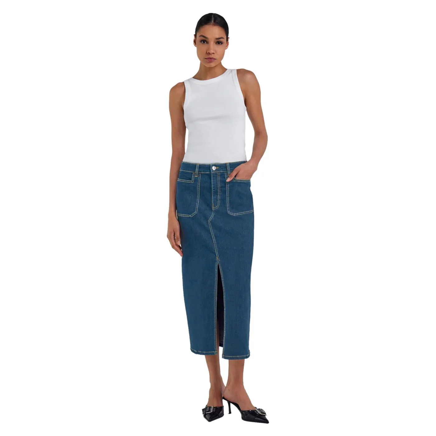 GAS UTILITY SKIRT WK DENIM - Image 2