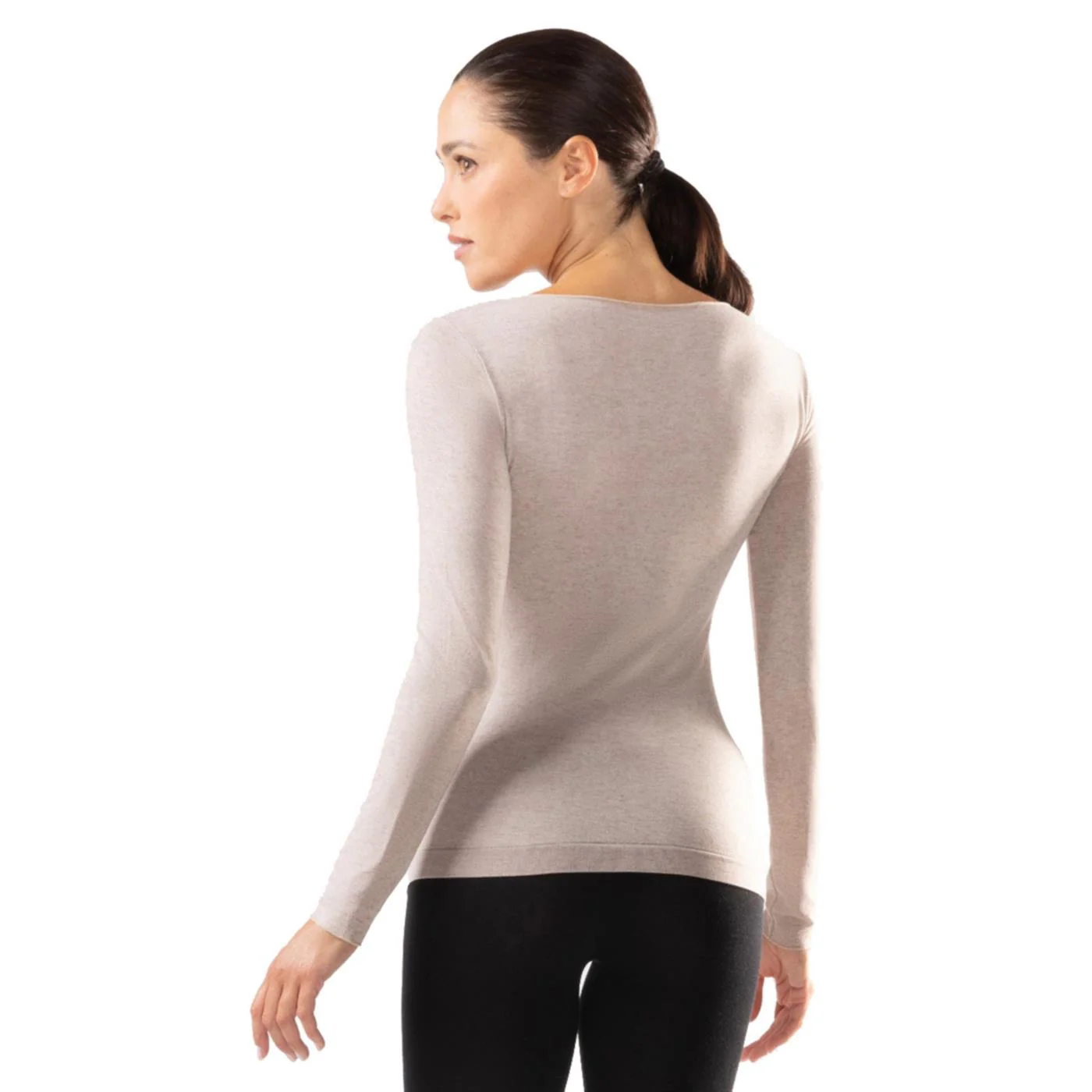 IRON-IC CASHMERE CREW LS WOMAN - Image 2
