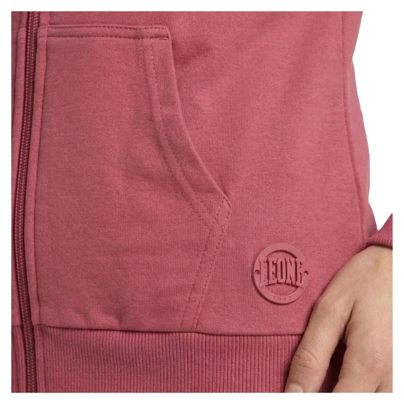 LEONE FELPA W FZ HOODIE STRETCH - Image 4