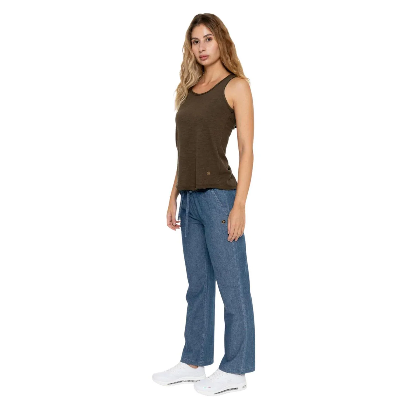 LEONE PANTALONI IN CHAMBRAY - Image 4
