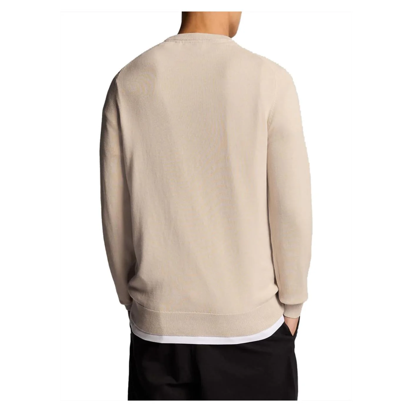 LYLE & SCOTT COTTON CREW NECK JUMPER - Image 2