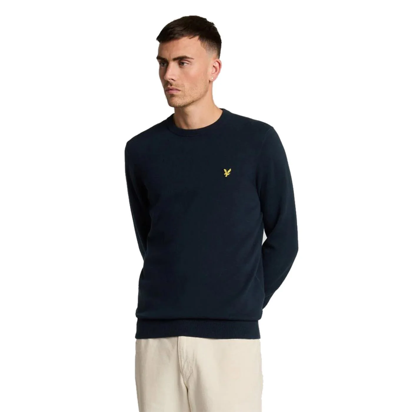 LYLE & SCOTT COTTON CREW NECK JUMPER - Image 2