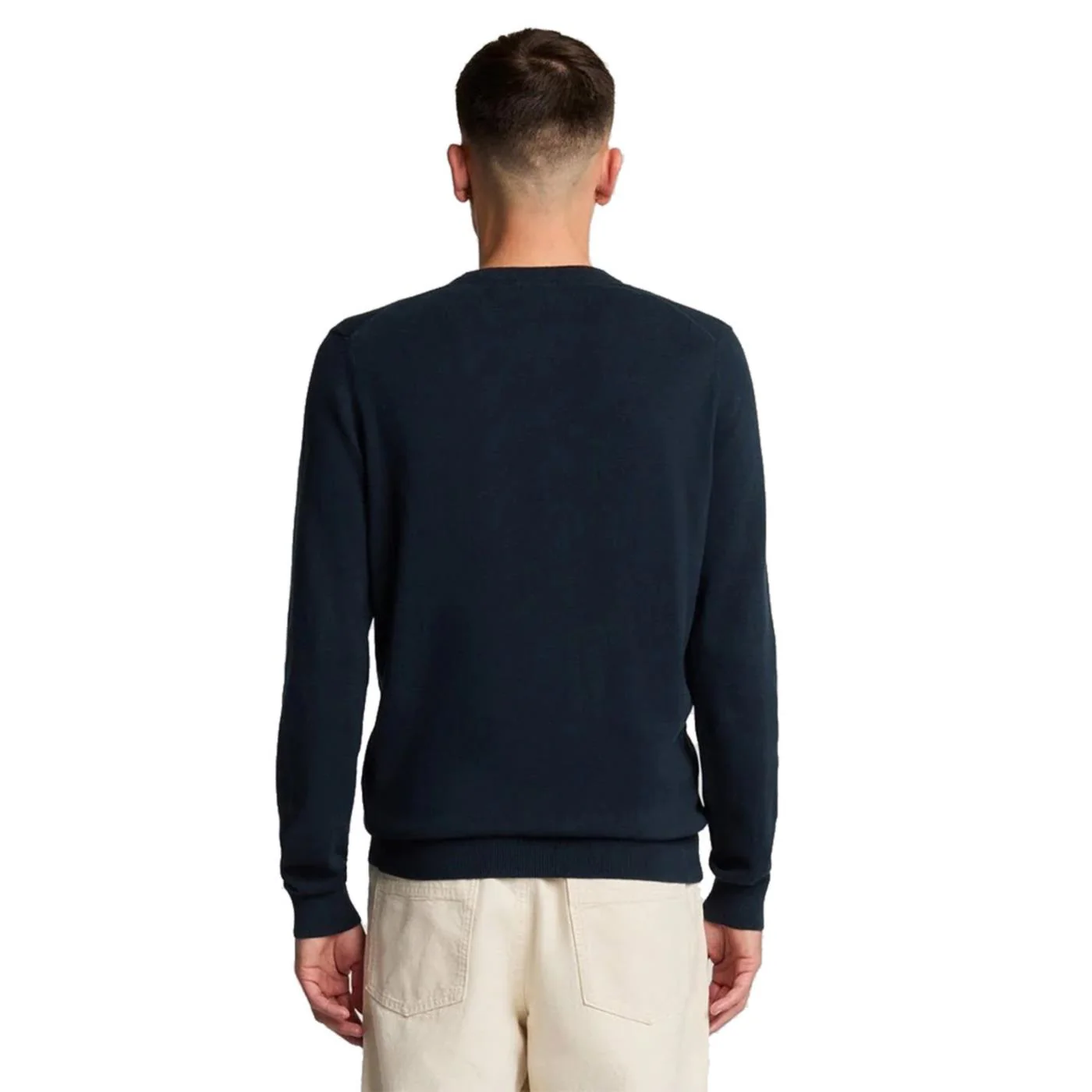 LYLE & SCOTT COTTON CREW NECK JUMPER - Image 3