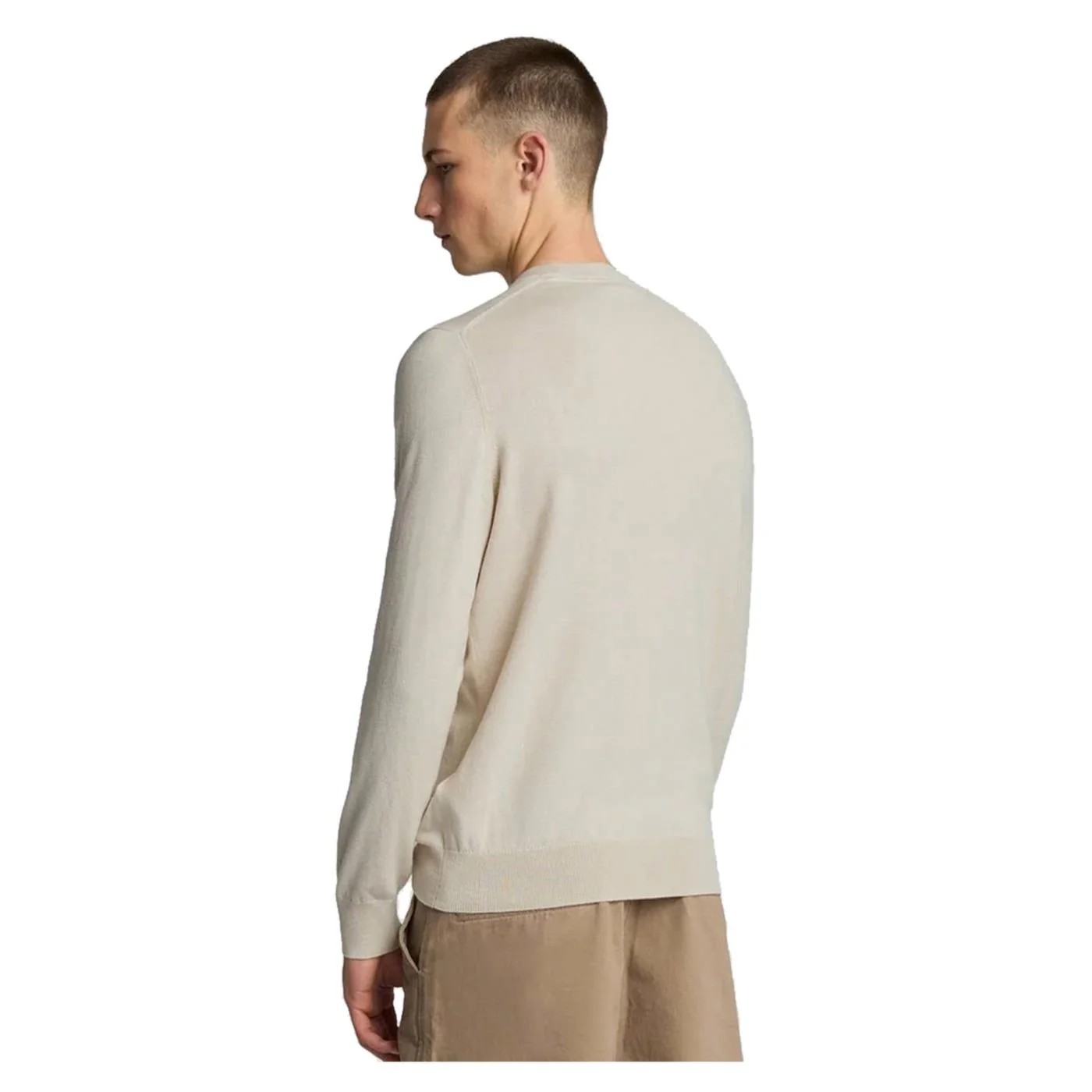 LYLE & SCOTT COTTON MERINO CREW JUMPER - Image 2