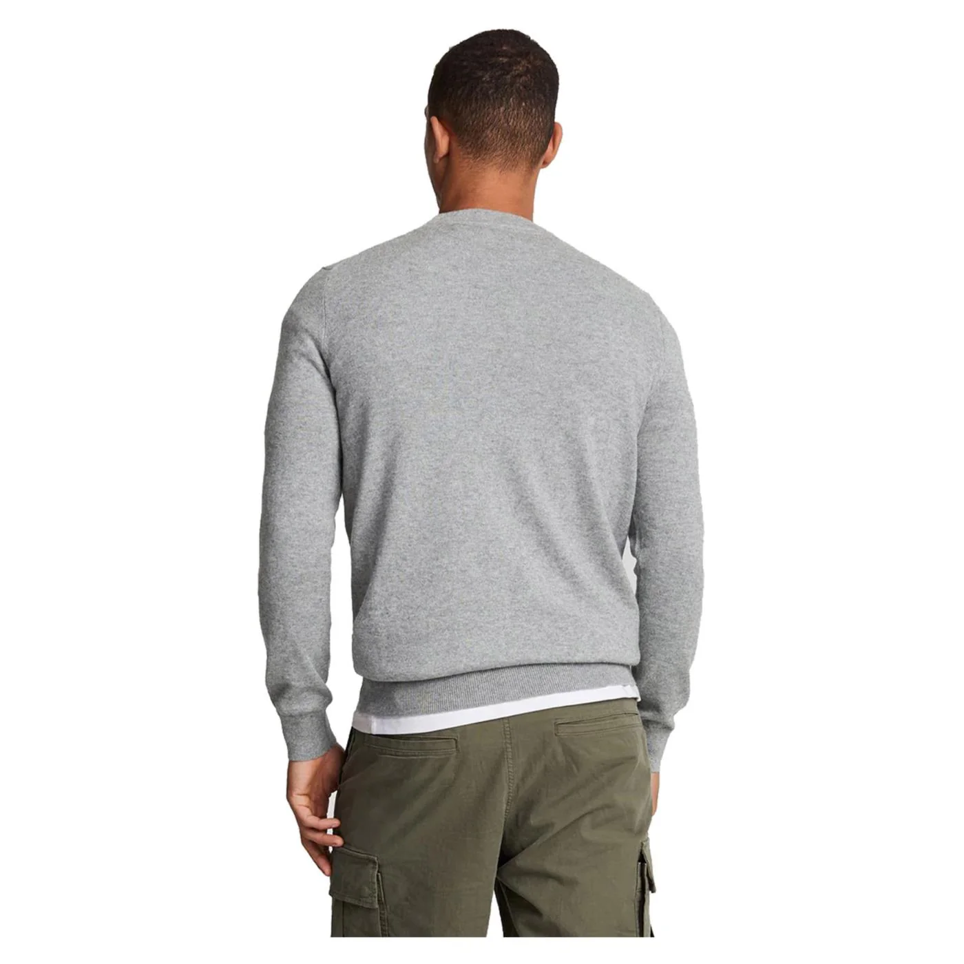 LYLE & SCOTT COTTON MERINO CREW JUMPER - Image 2