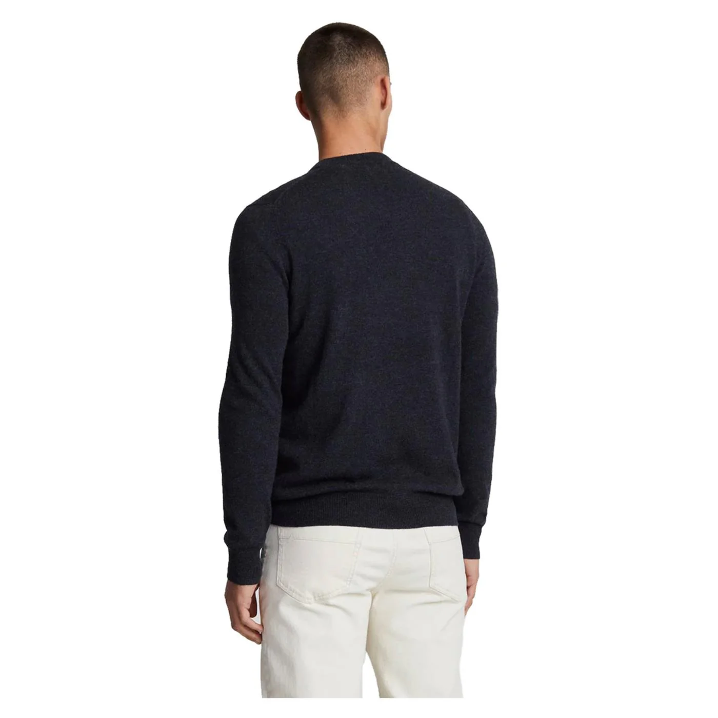 LYLE & SCOTT LAMBSWOOL CREW JUMPER - Image 2