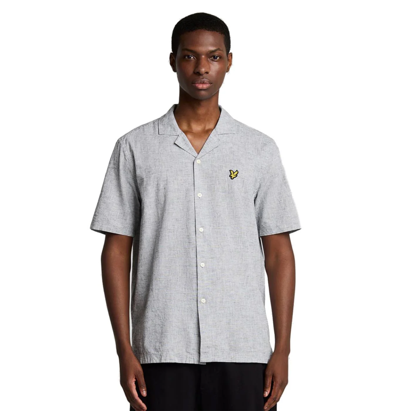 LYLE & SCOTT LINEN BLEND OXFORD SHIRT - Image 2
