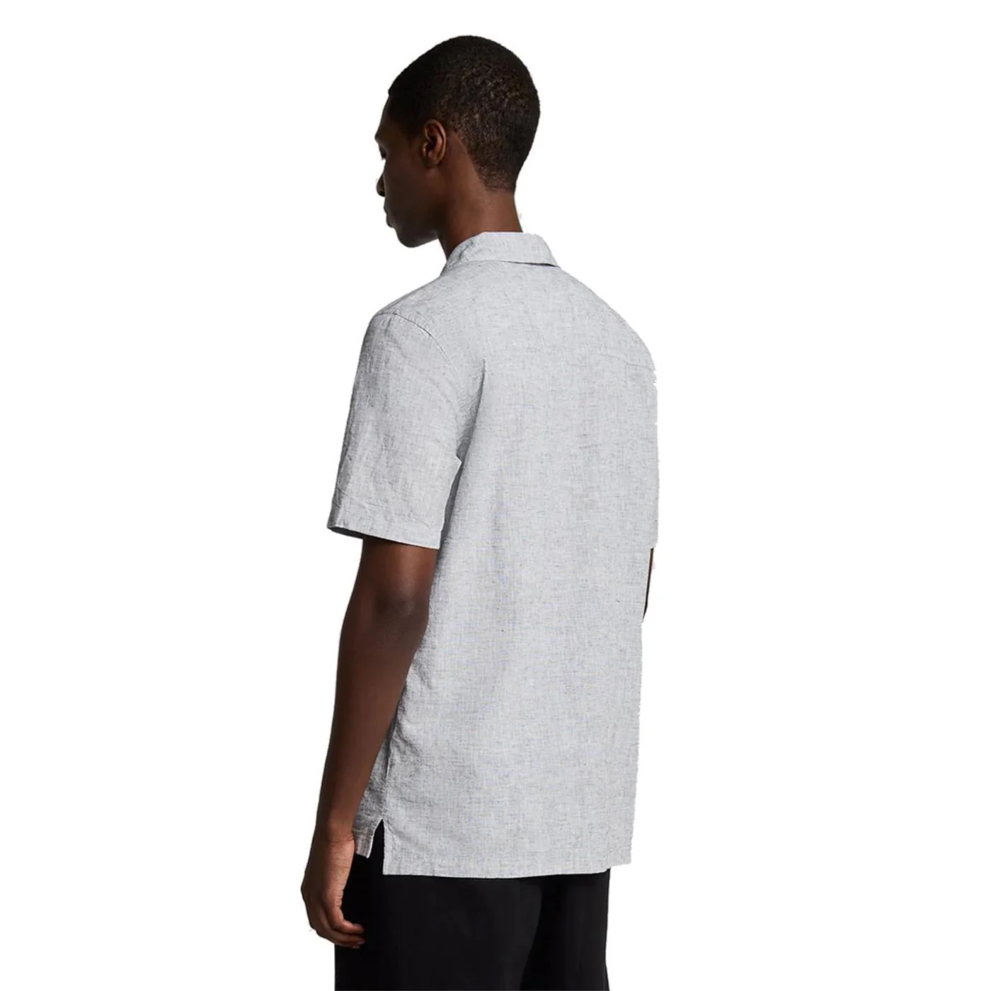 LYLE & SCOTT LINEN BLEND OXFORD SHIRT - Image 3