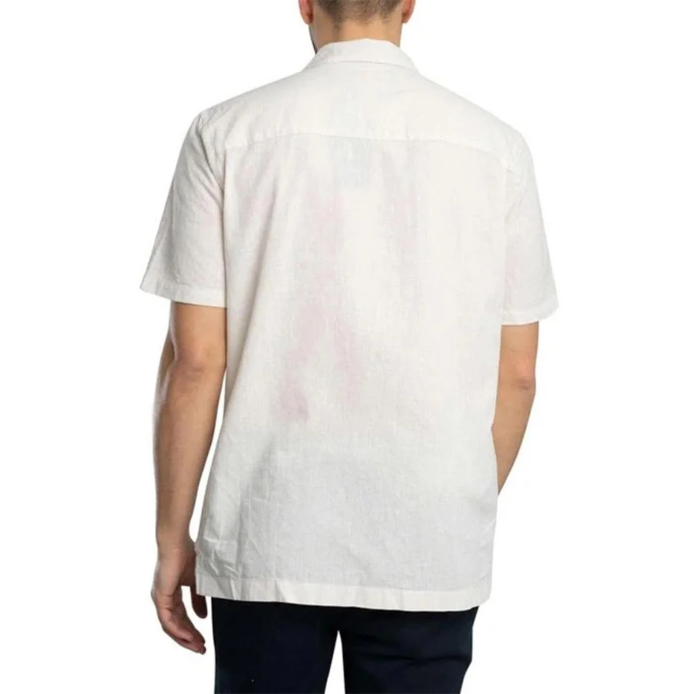 LYLE & SCOTT LINEN BLEND OXFORD SHIRT - Image 3
