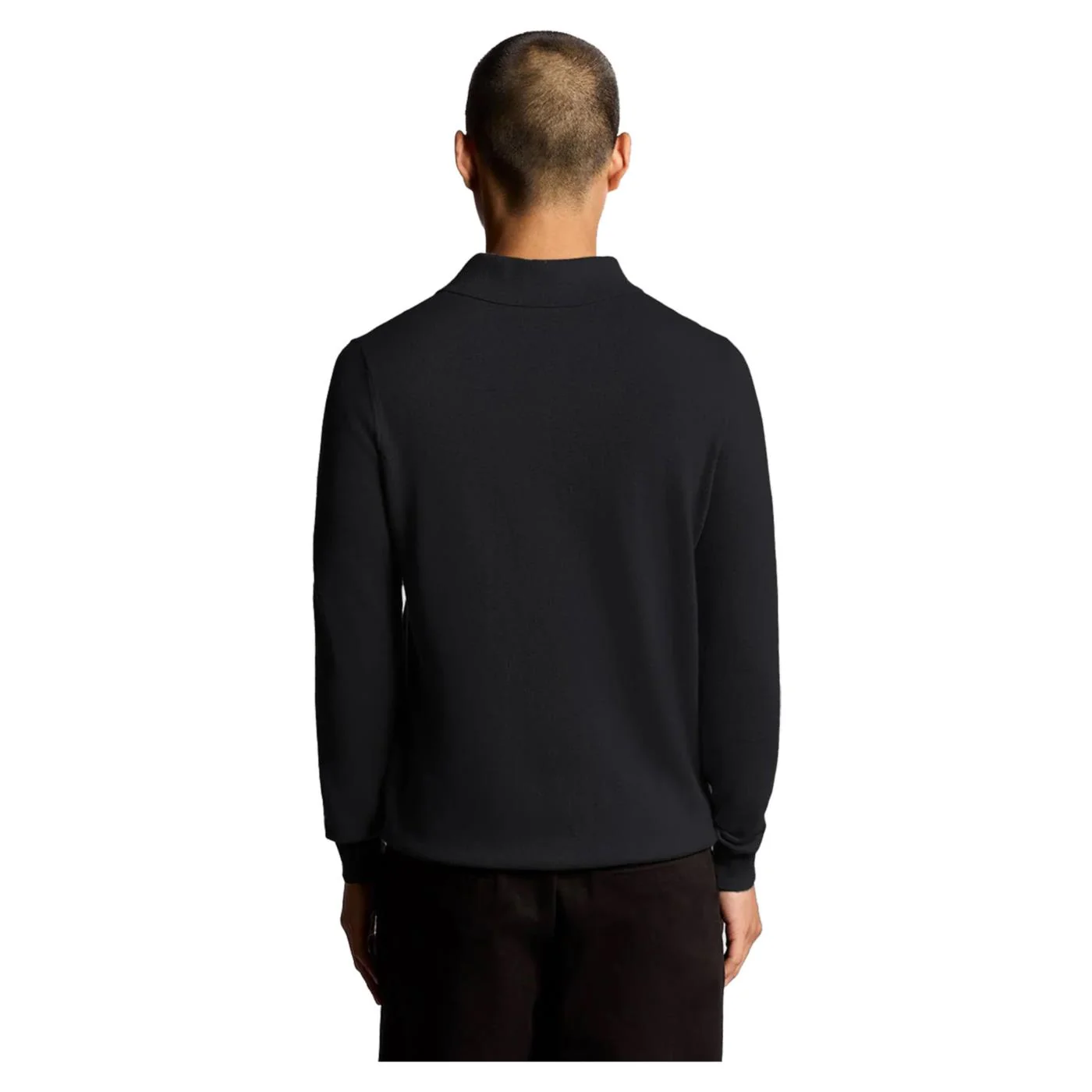 LYLE & SCOTT MERINO BLEND LS POLO - Image 2