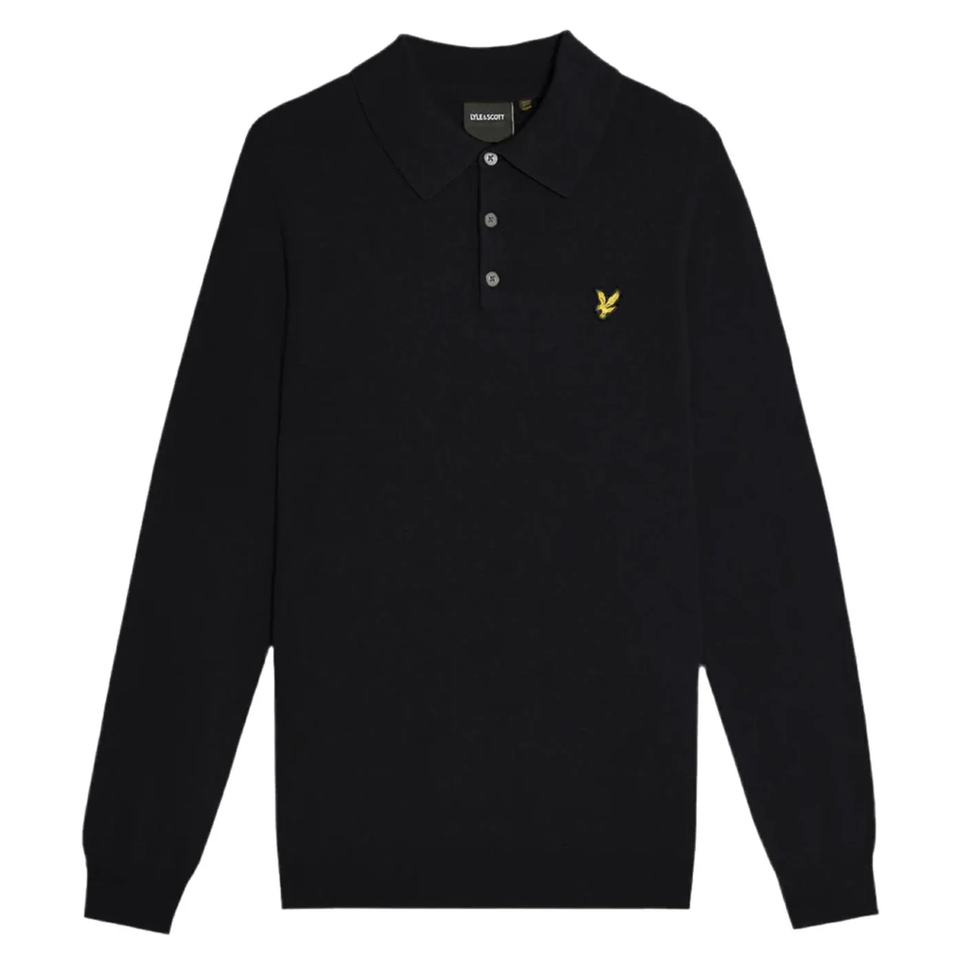 LYLE & SCOTT MERINO BLEND LS POLO - Image 3