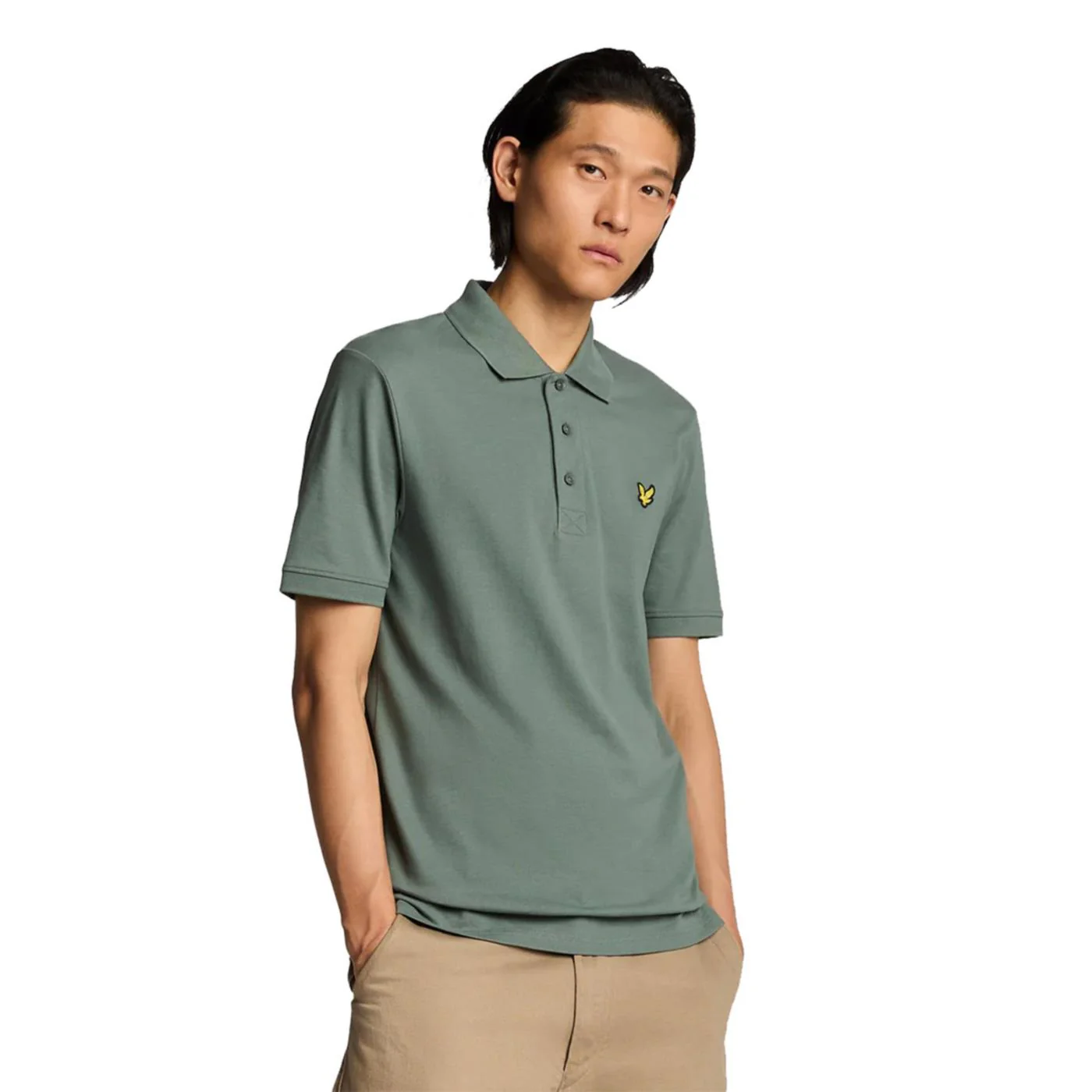 LYLE & SCOTT PLAIN POLO SHIRT - Image 2