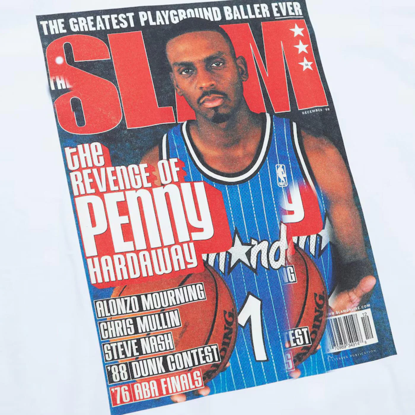 MITCHELL & NESS NBA SLAM COVER TEE MAGIC - Image 3