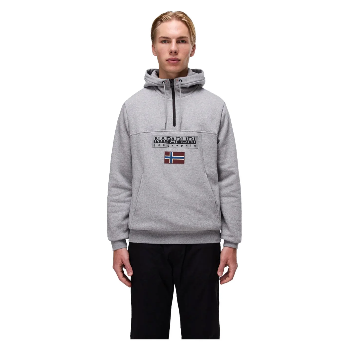 NAPAPIJRI BURGEE HALF ZIP HOOD - Image 3