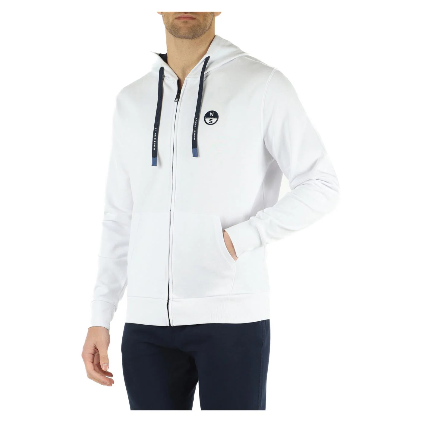 NORTH SAILS BASIC HOOD FZ SWEATSHIRT - Image 2