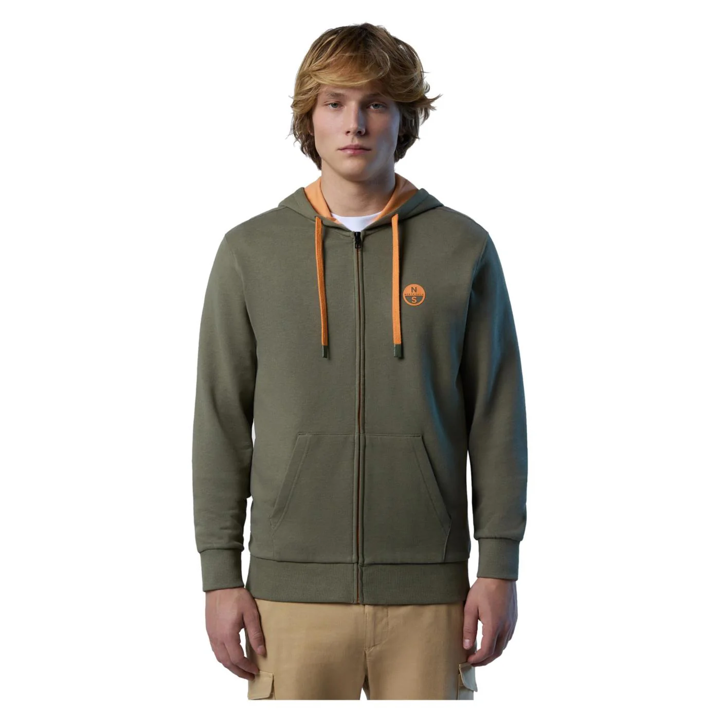 NORTH SAILS BASIC HOOD FZ SWEATSHIRT - Image 2