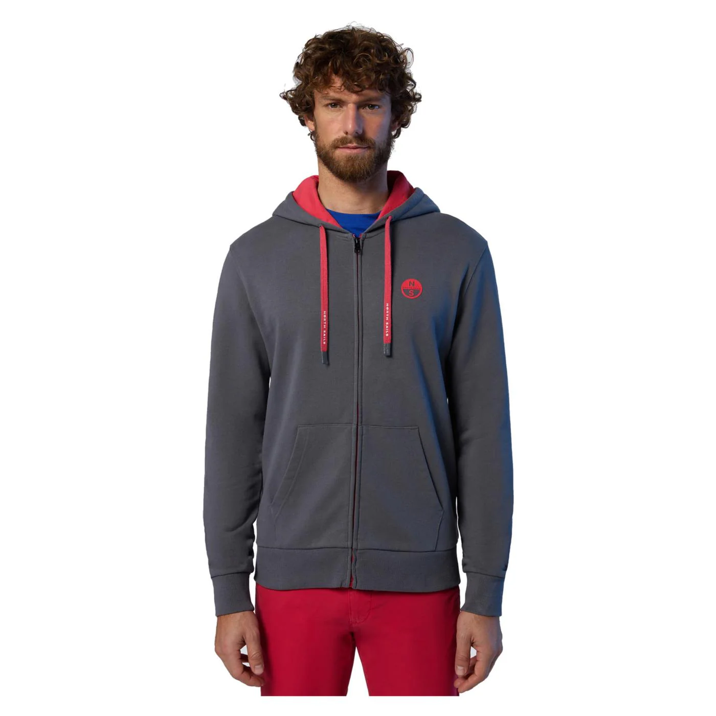 NORTH SAILS BASIC HOOD FZ SWEATSHIRT - Image 2