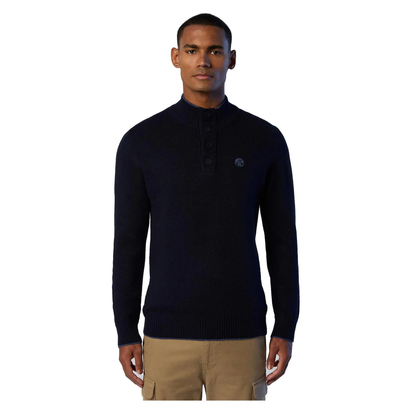 NORTH SAILS HALF BUTTON 7GG KNITWEAR - Image 2