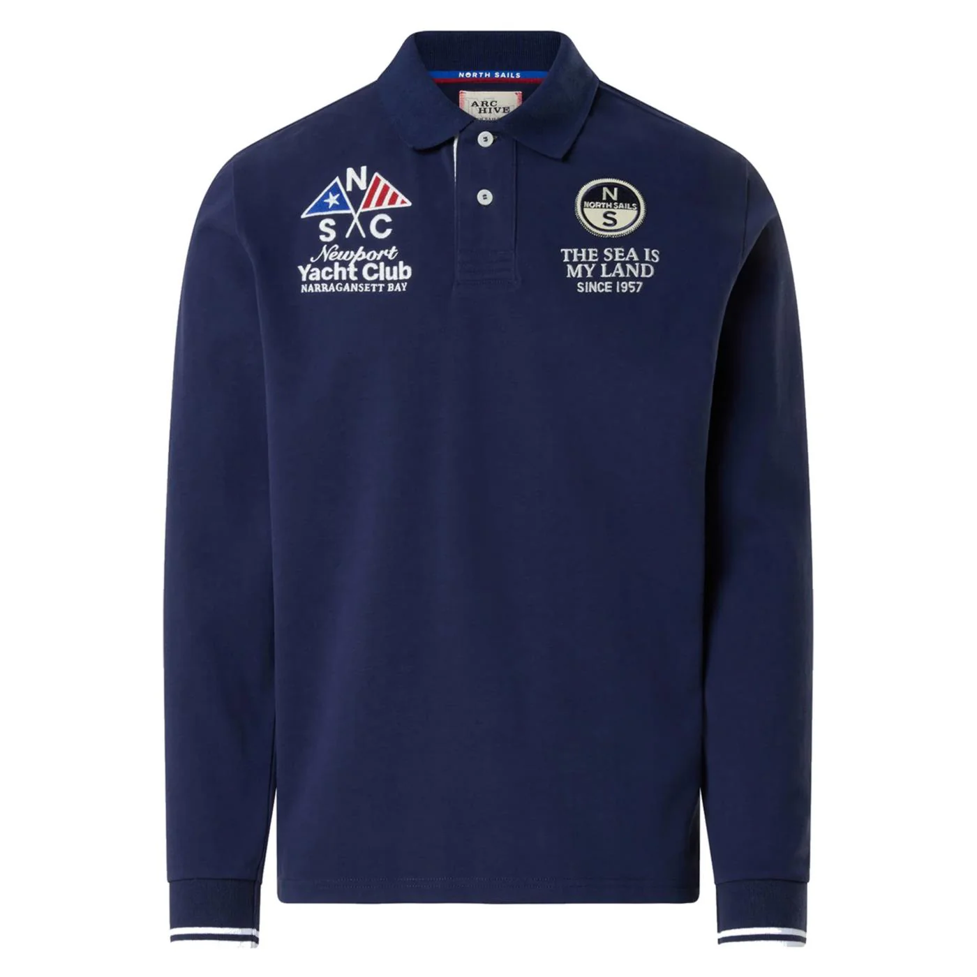 NORTH SAILS POLO LONG SLEEVE GRAPHIC - Image 3