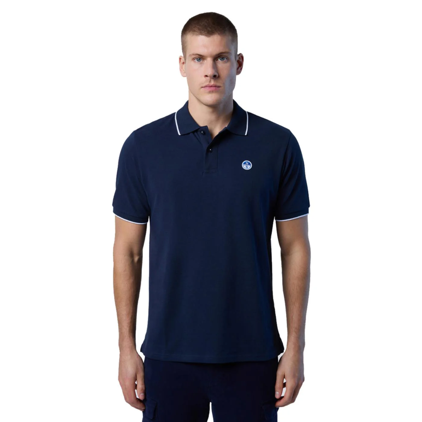 NORTH SAILS POLO SS COLLAR STRIPED - Image 2