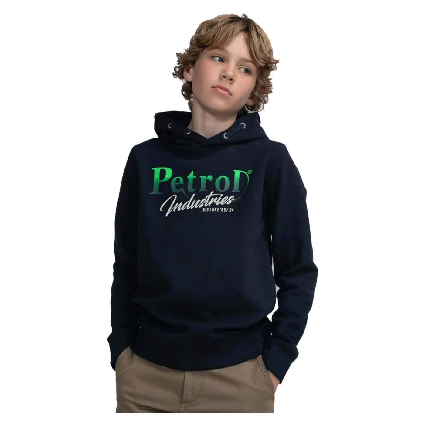 PETROL BOYS SWEATER HOODED PRINT - Image 3