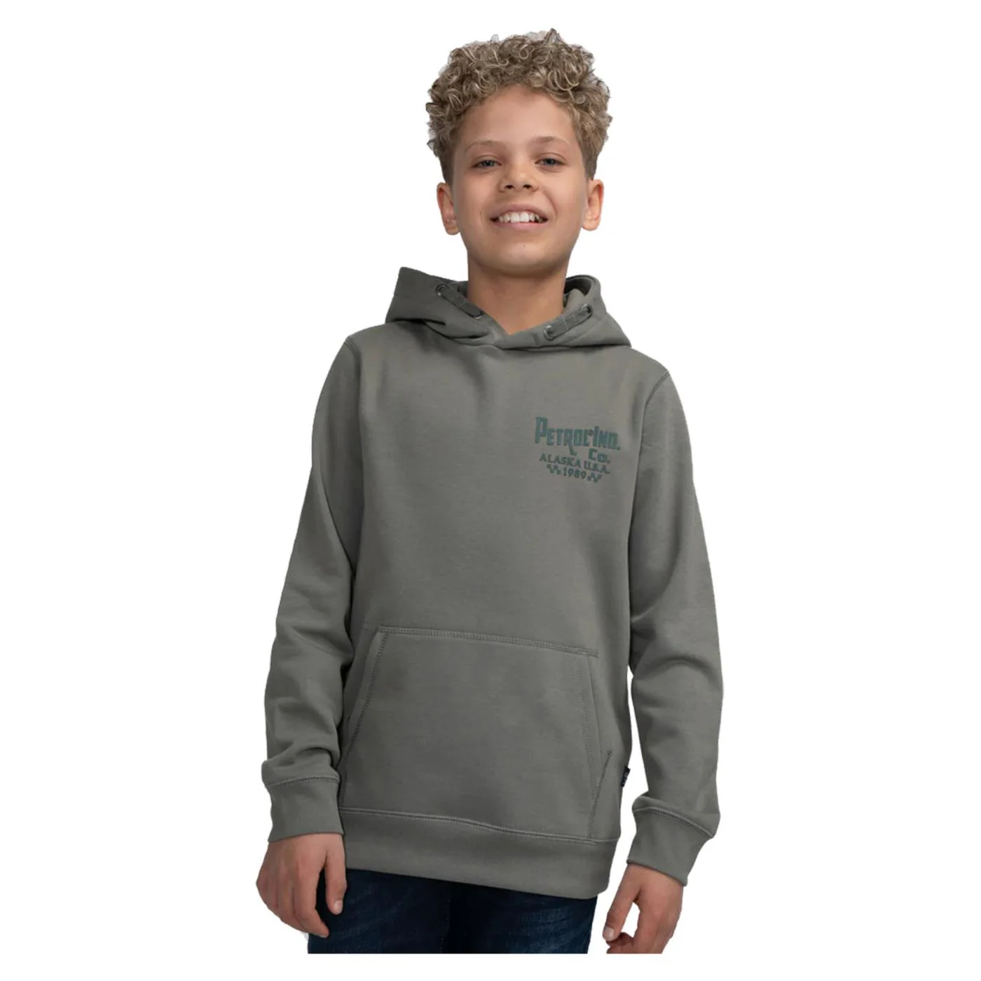 PETROL BOYS SWEATER HOODED PRINT - Image 3