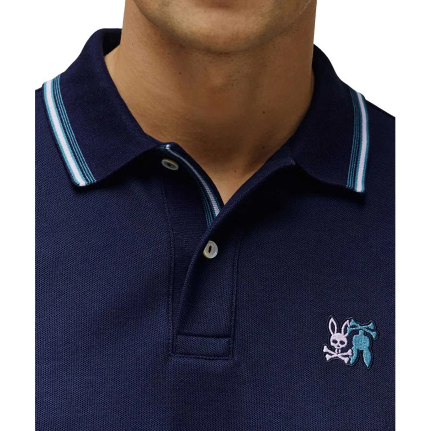 PSYCHO BUNNY CEDRIC PIQUE POLO - Image 2