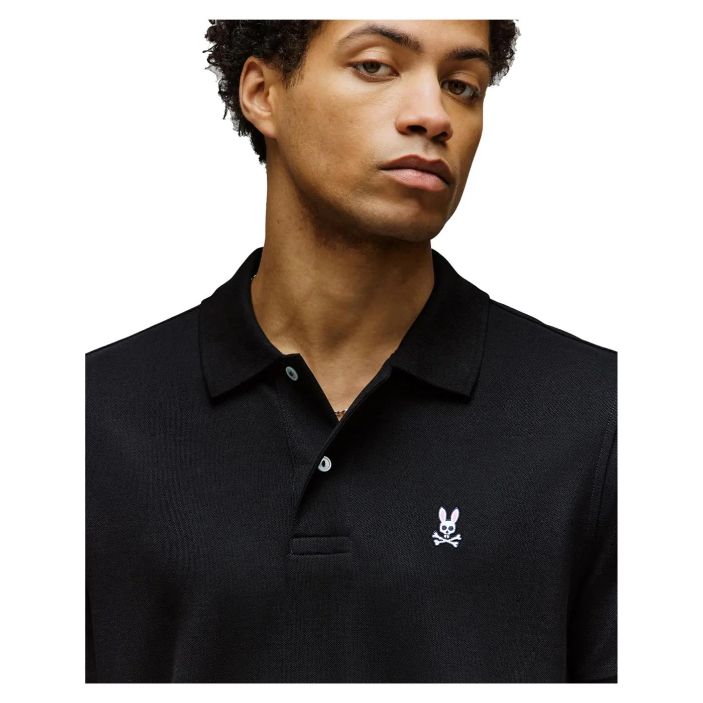 PSYCHO BUNNY CLASSIC POLO BLACK - Image 2
