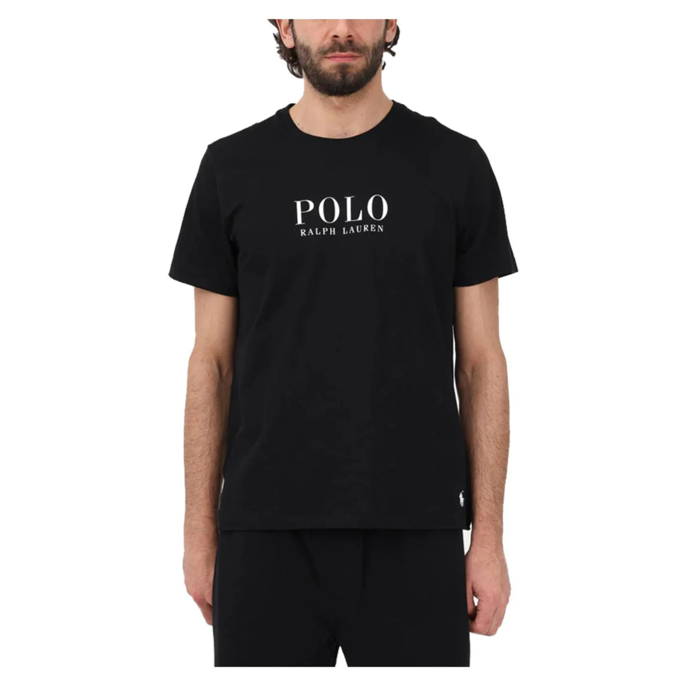 RALPH LAUREN SS CREW TOP BLACK - Image 2